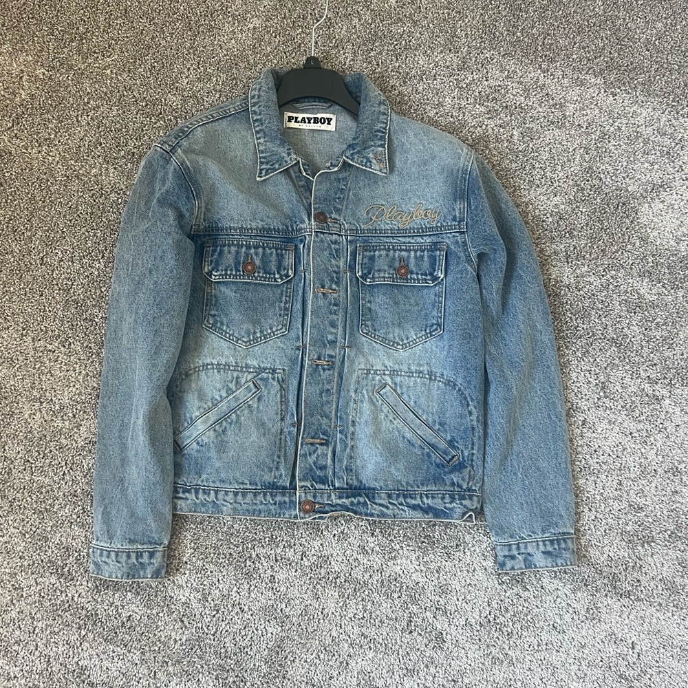Playboy Blue Denim Jacket for Men